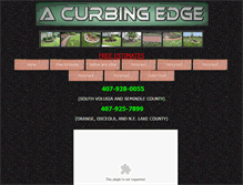 Tablet Screenshot of acurbingedge.com